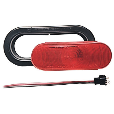 PETERSON Peterson E421KR The 421 Series Red Oval Stop/Turn/Tail Light - Sealed Tail Light Kit E421KR